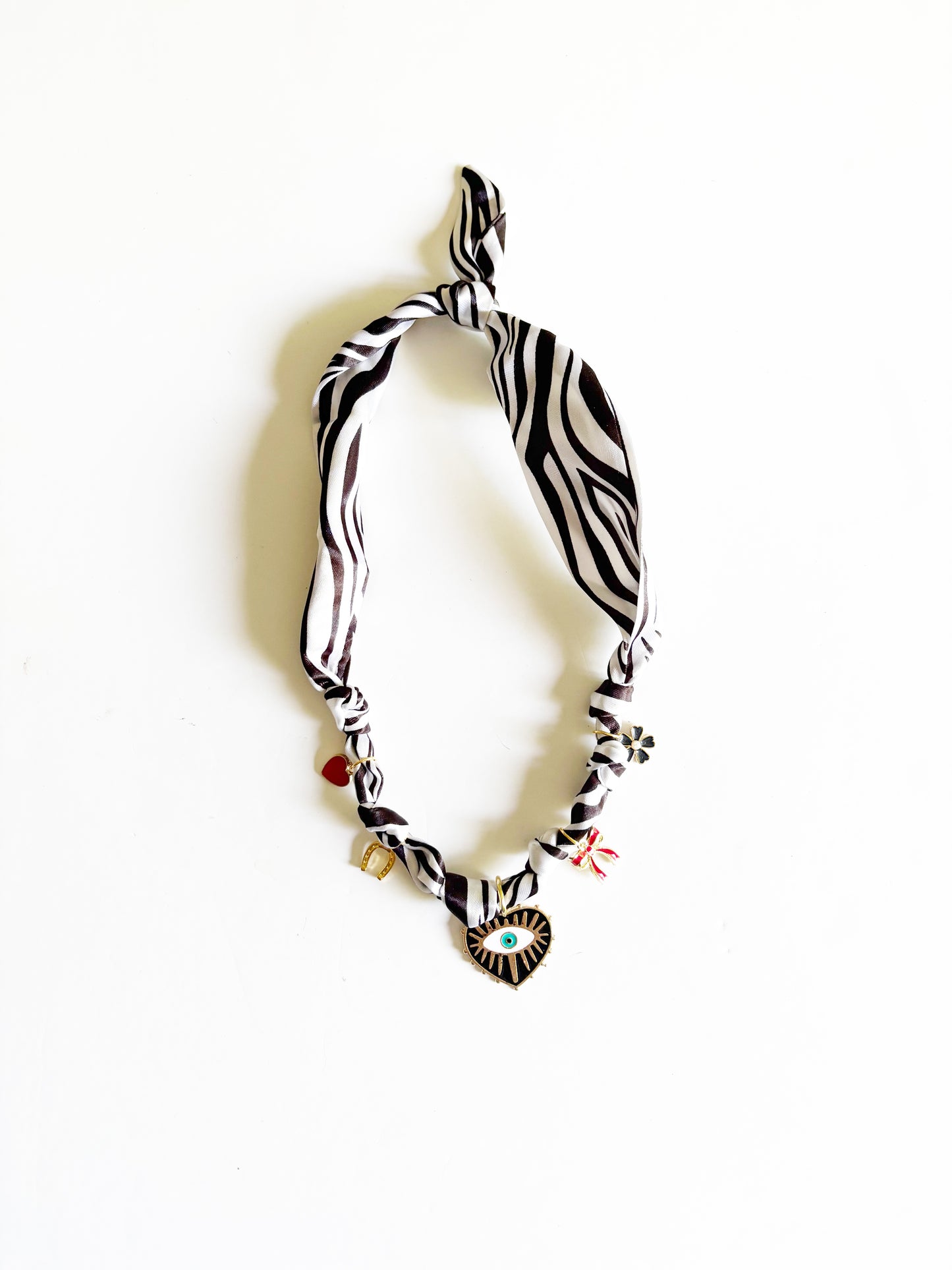 Custom Silk Charm Necklace