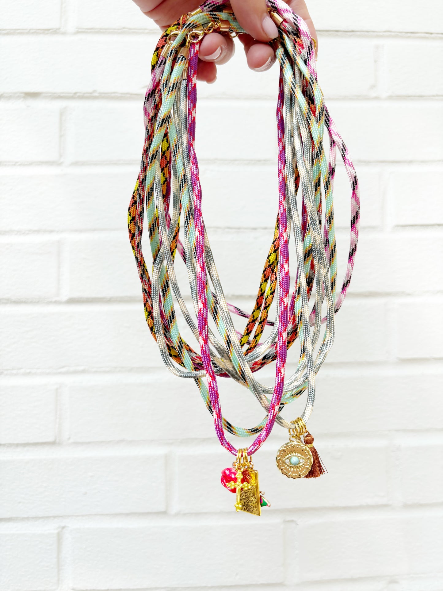 Cord Charm Necklace
