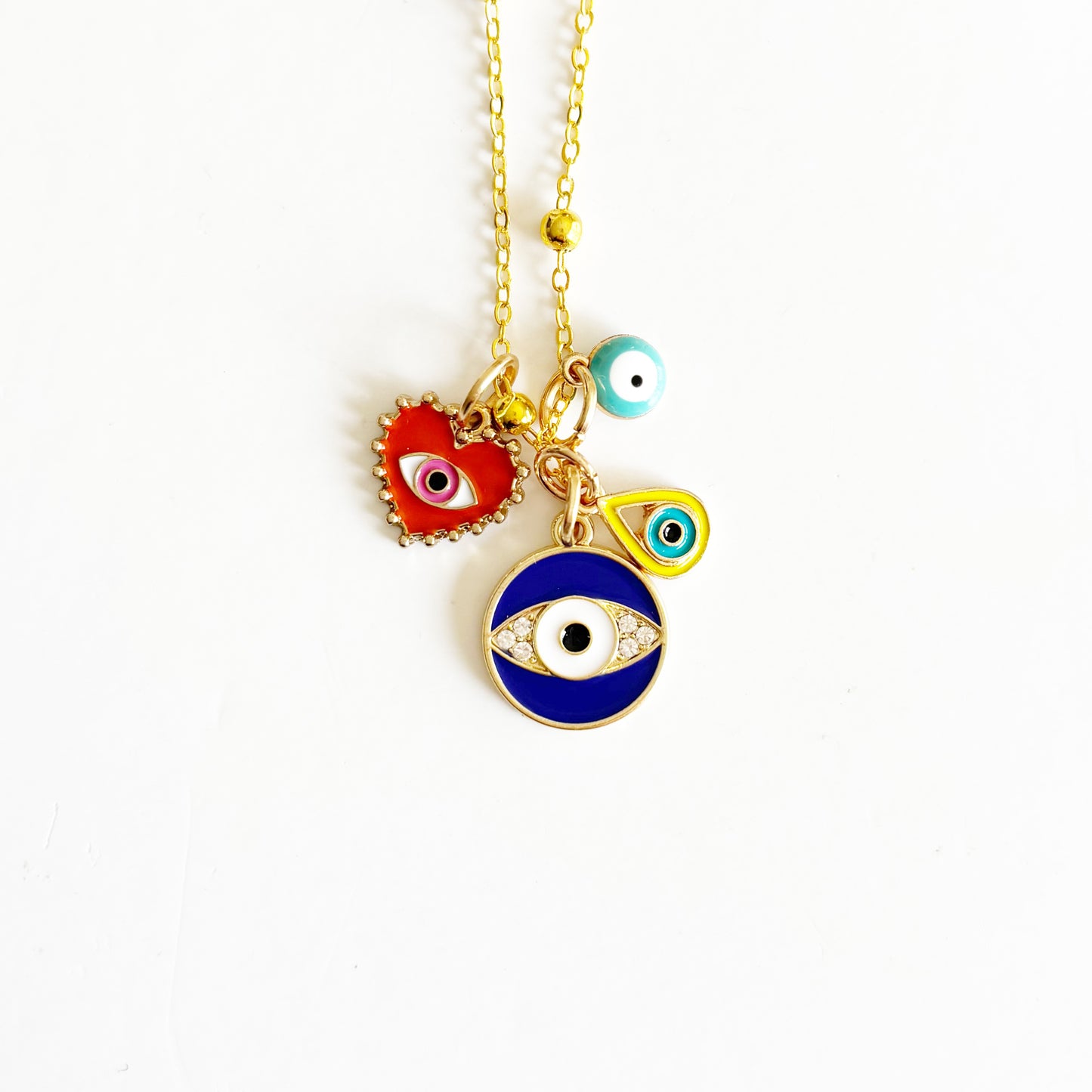 The Evil Eye DAINTY Charmer Necklace