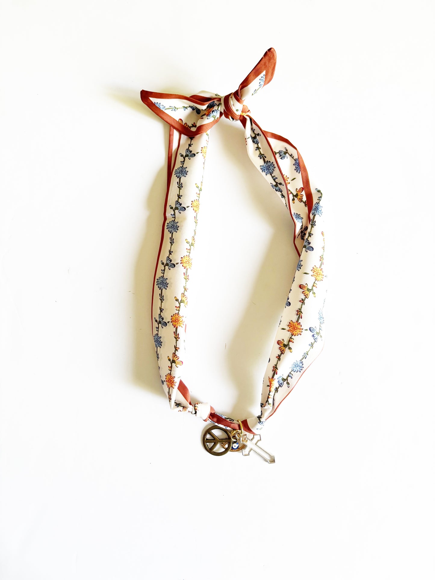 Custom Silk Charm Necklace
