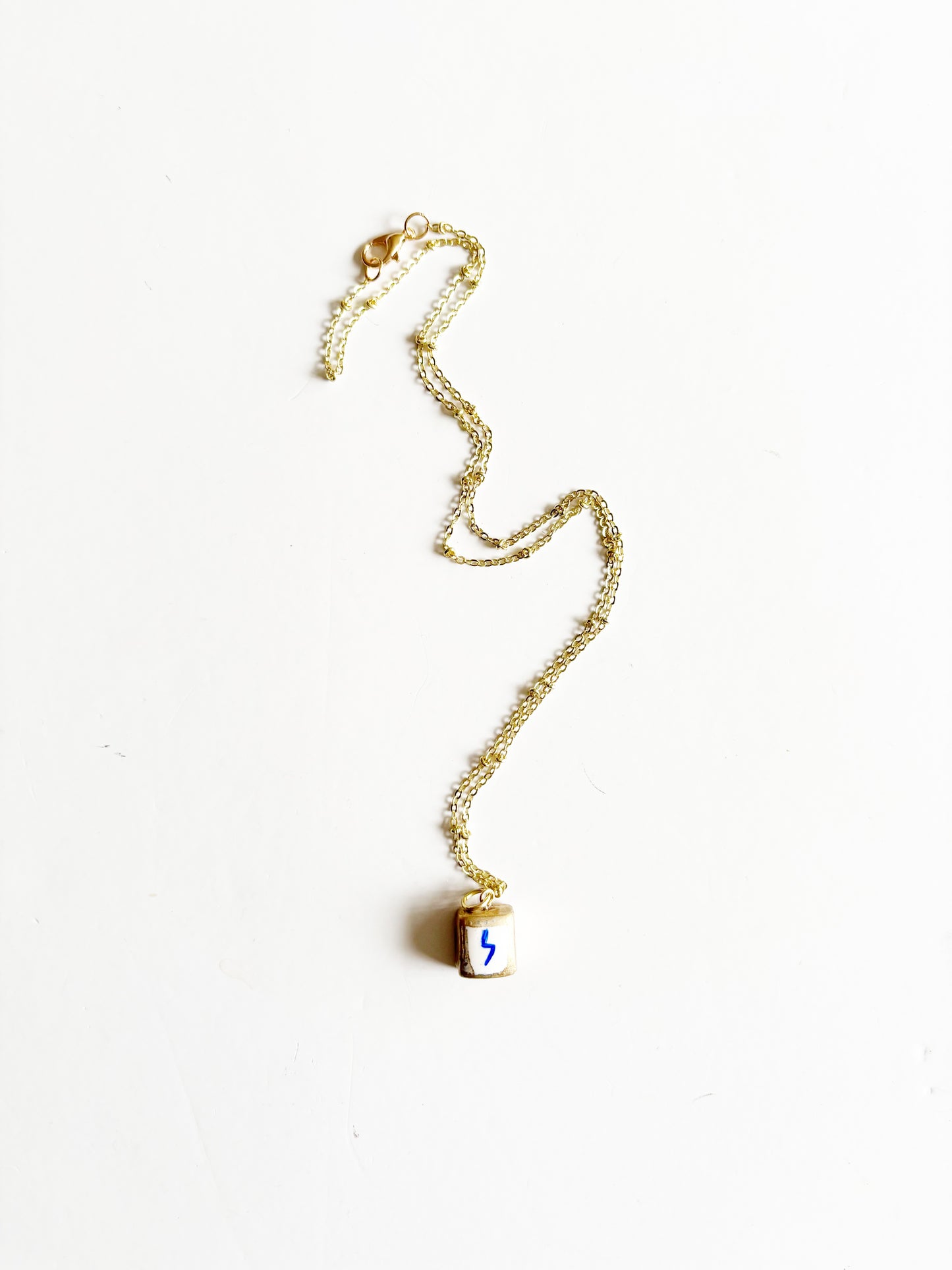 Hand Painted Heirloom Charm Necklace |bolt|