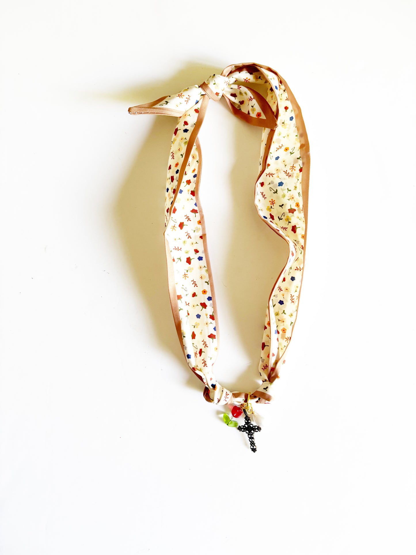 Custom Silk Charm Necklace