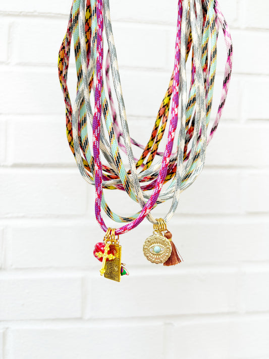 Cord Charm Necklace