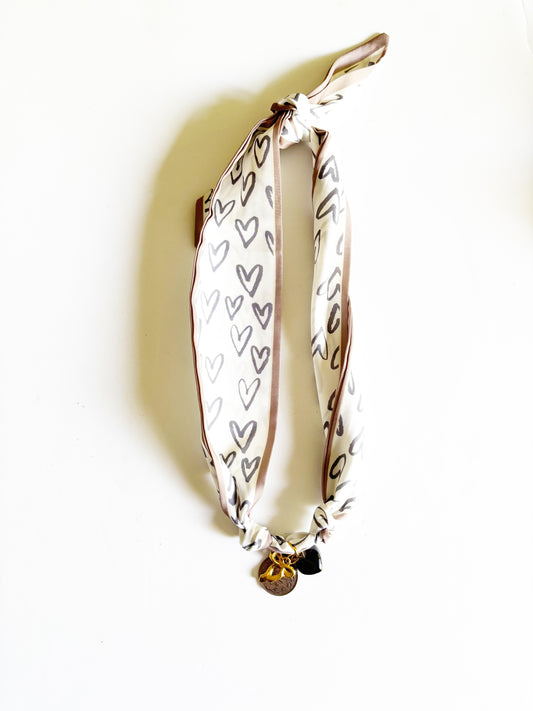 OOAK Silk Charm Necklace |flower child|