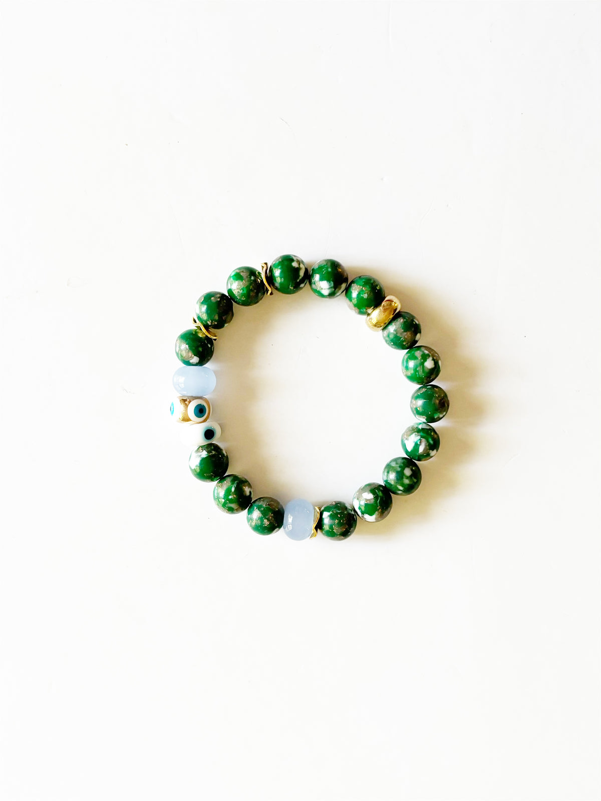 OOAK HANDMADE AFRICAN GLASS STRETCH BRACELET |LIVE|