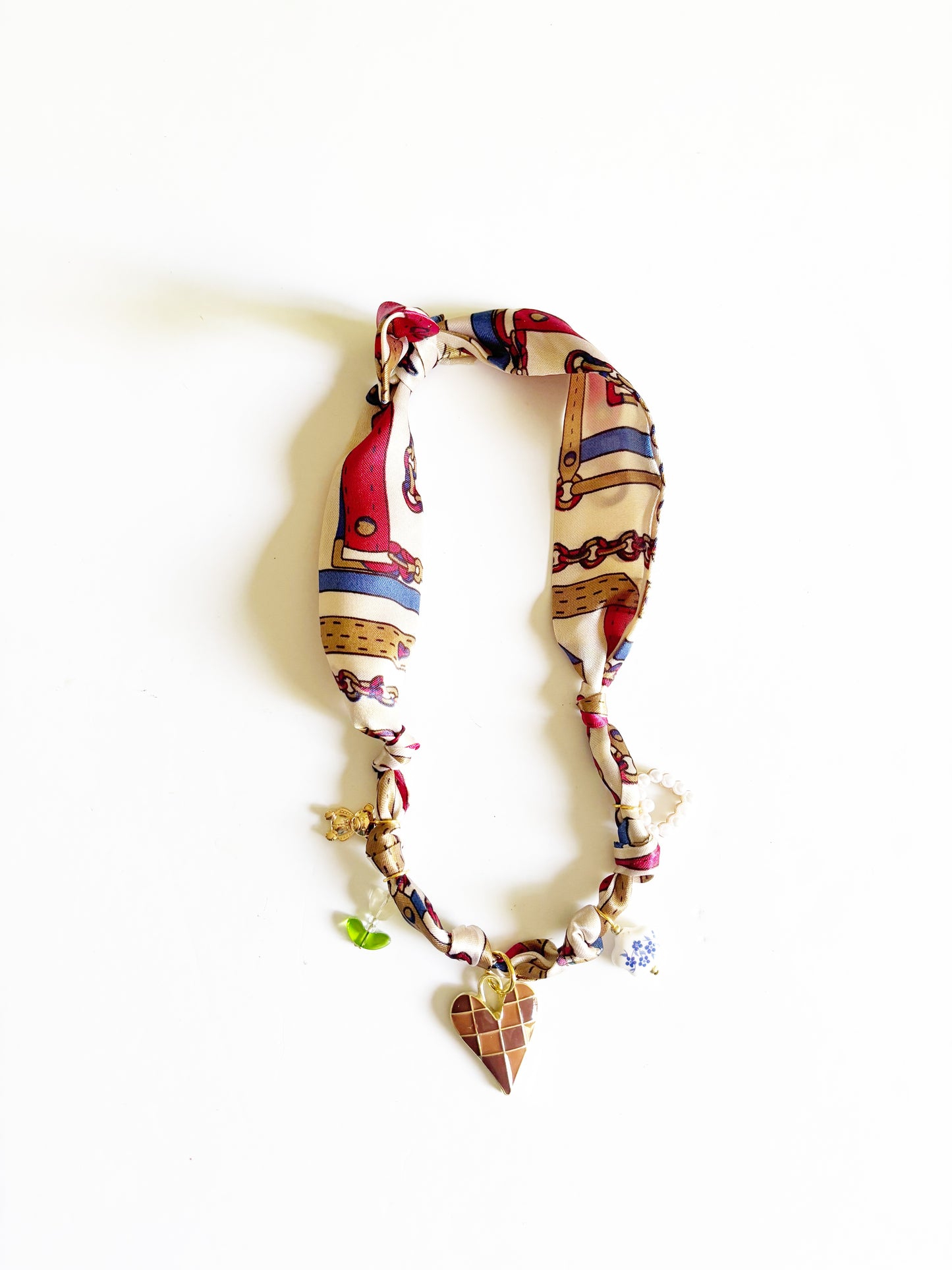 Custom Silk Charm Necklace