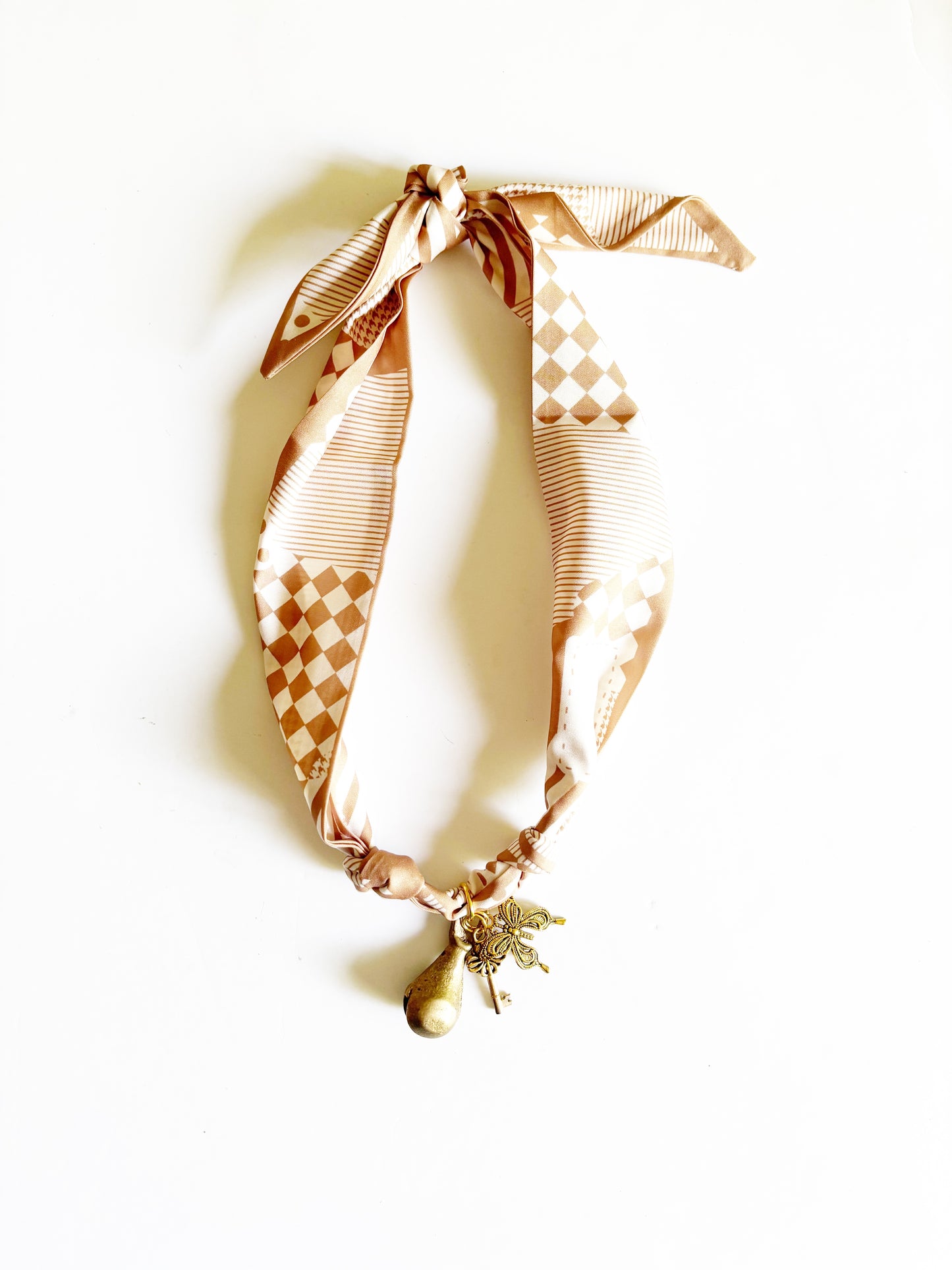 Custom Silk Charm Necklace