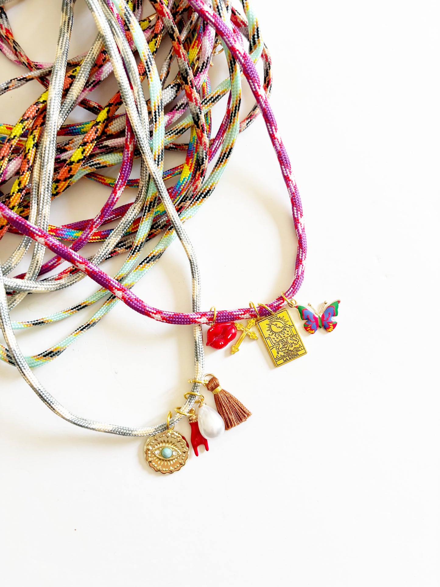 Cord Charm Necklace