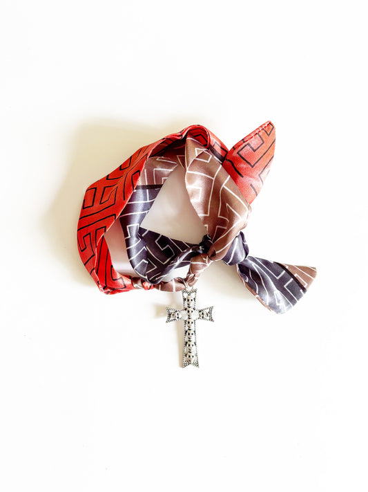 Medallion Silk Necklace |forever|