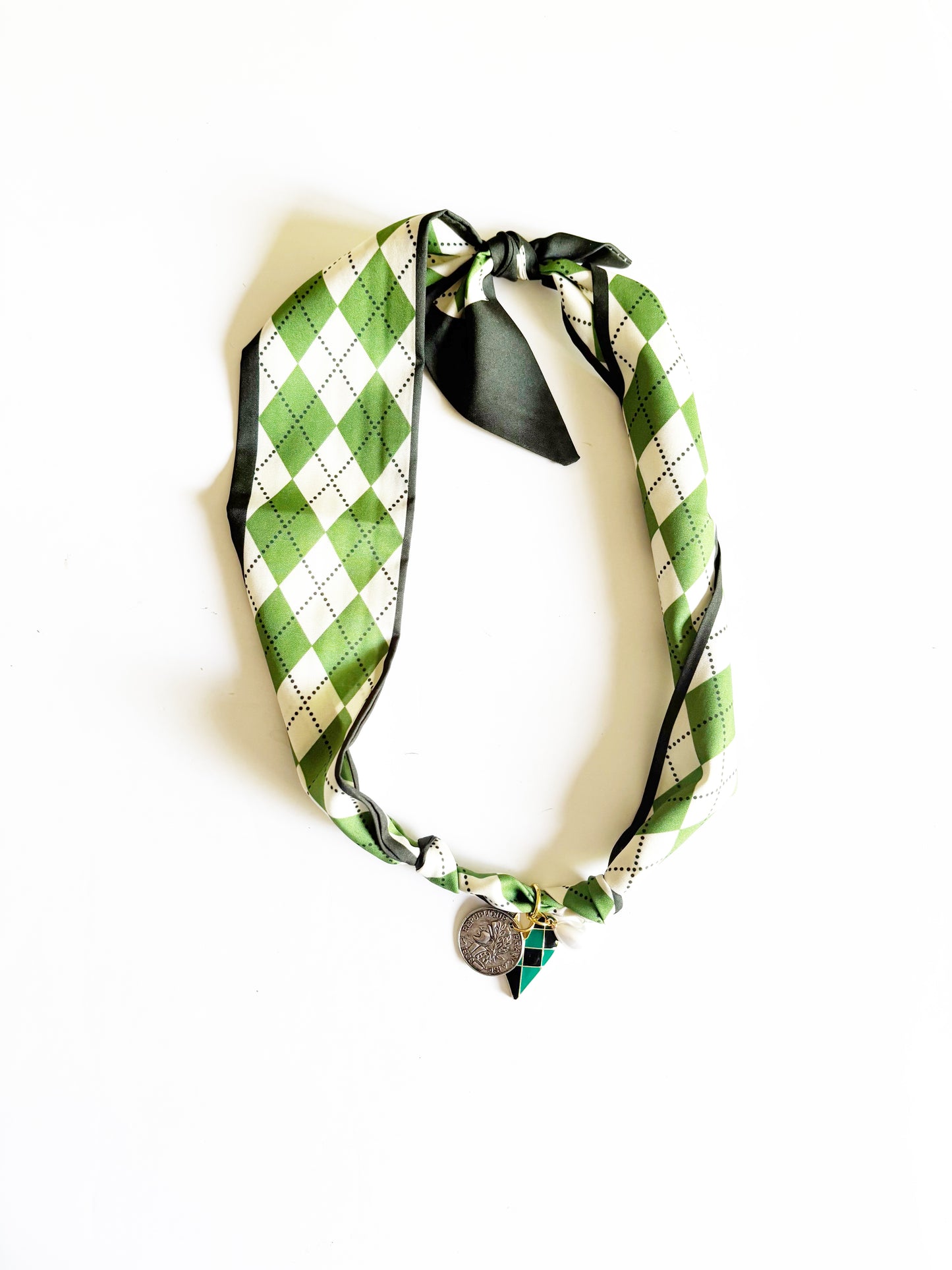 Custom Silk Charm Necklace