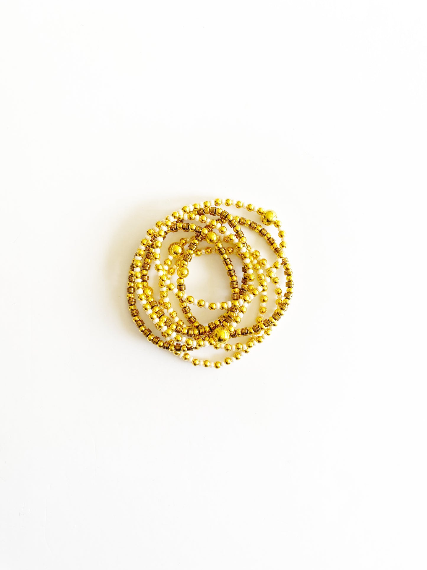 Deluxe Dainty Stacker Stretch Bracelet |Ms. Pearl|