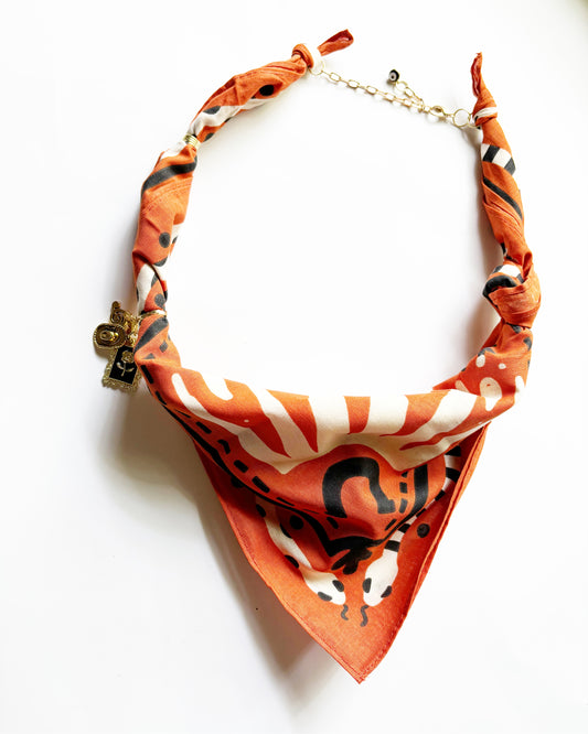 Bandana Charm Necklace |Not My First Rodeo|